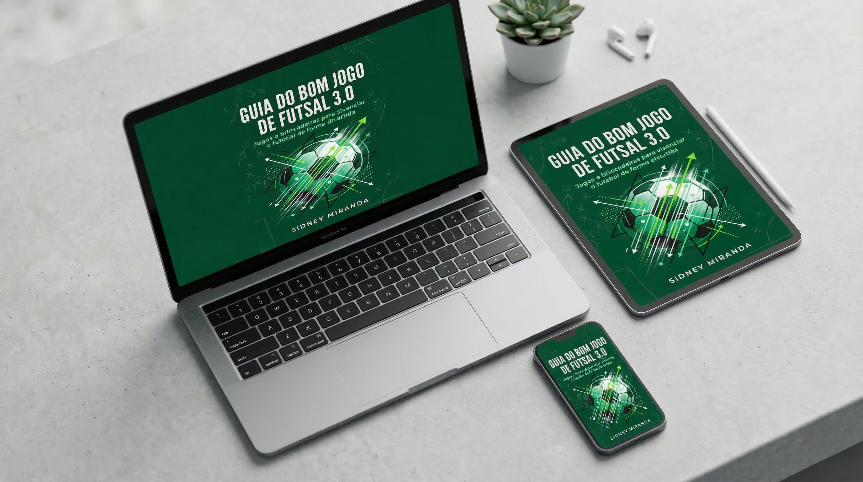 E-book Guia do Bom Jogo em notebook, tablet e celular